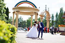 Парк традиционное место посещения молодоженов